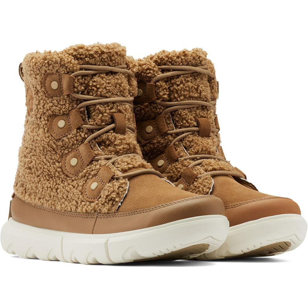 Sorel Explorer II Joan Cozy Boots Women's in Fawn 7.5